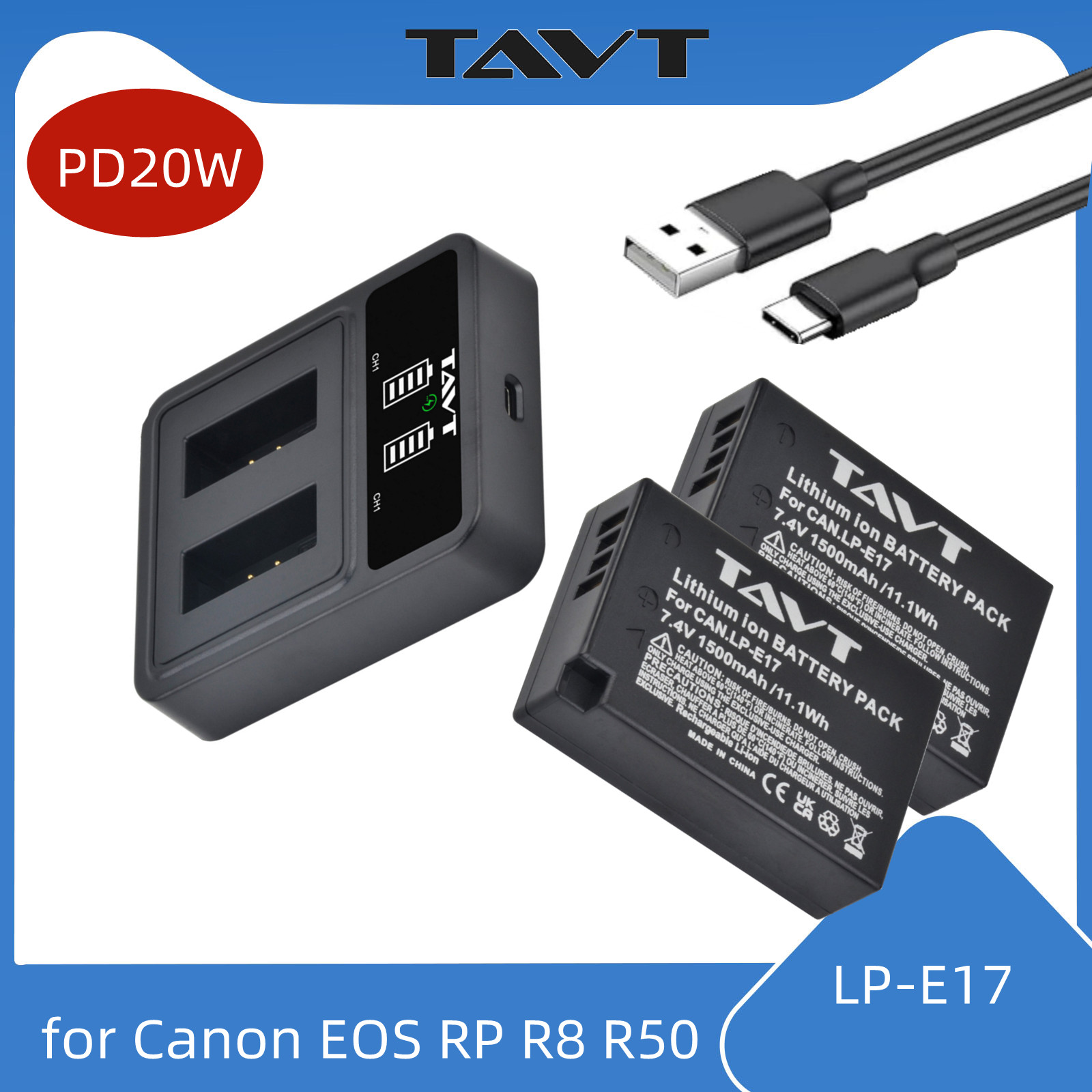 Canon Camera Eos R8 - LP-E17 LPE17 LP E17 Batteria per