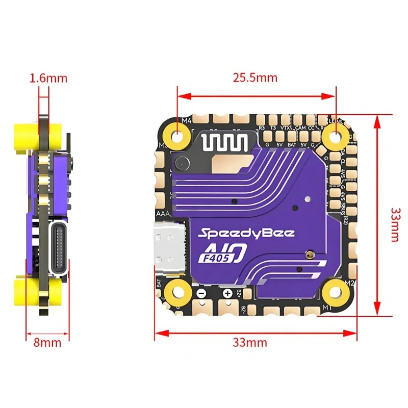 SpeedyBee F405 AIO Flight Cont - Fpv Drone Flight Controller recensione e prezzo