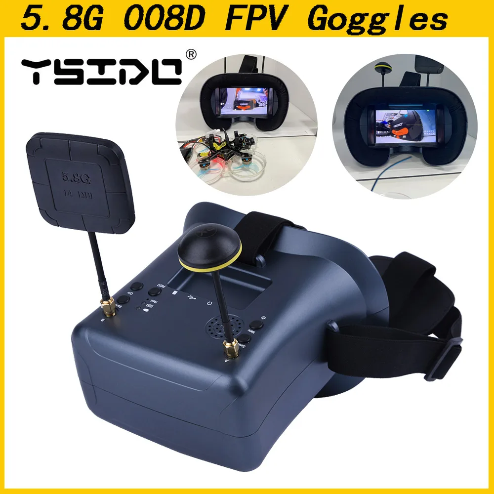5.8G 40CH 4.3 pollici 800*480  - Fpv Drone Goggles recensione e prezzo